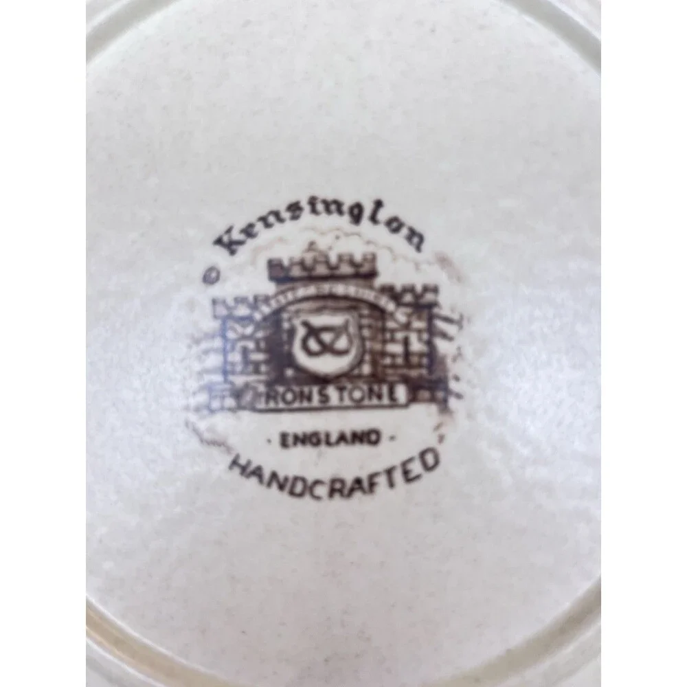 Vintage Kensington Staffordshire Ironstone Dinnerware Set Hyde Park